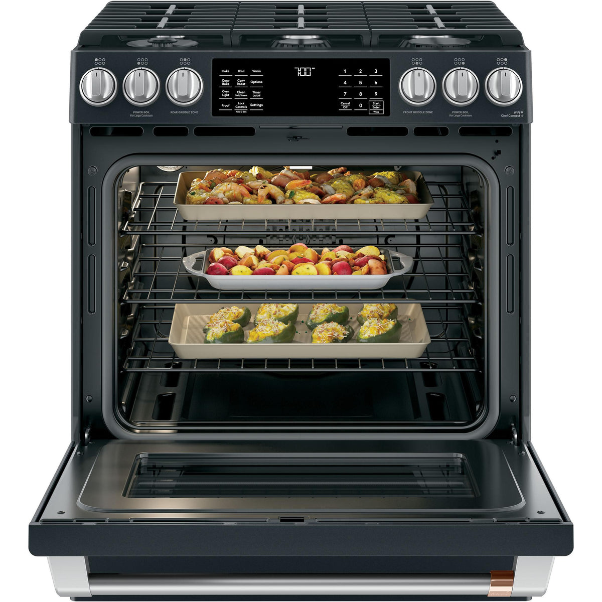  Café 30-inch Slide-In Gas Range with WiFi Connect CCGS700P3MD1 IMAGE 4