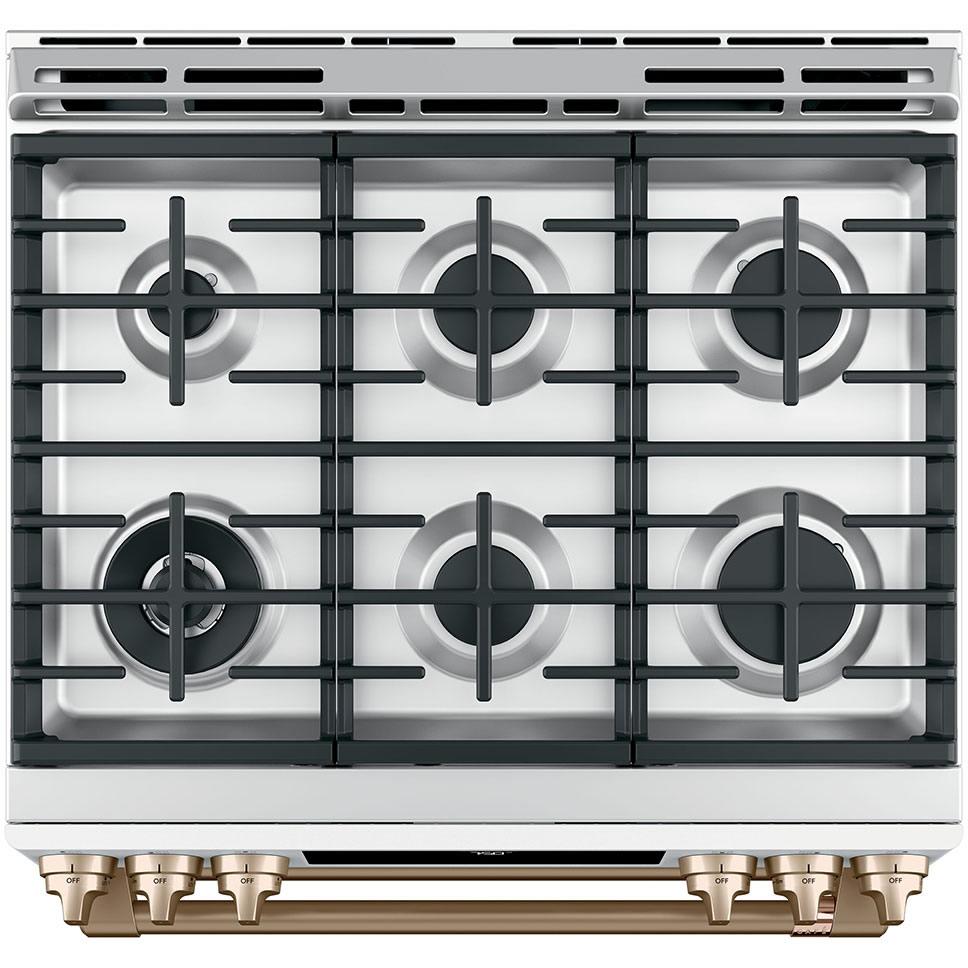  Café 30-inch Slide-In Gas Range CCGS750P4MW2 IMAGE 4