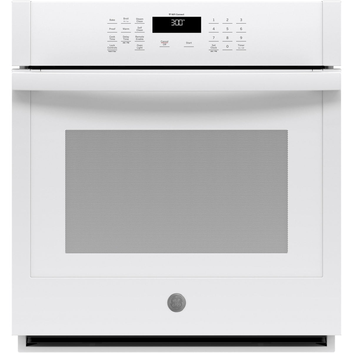  GE 27-inch, 4.3 cu. ft. Built-in Single Wall Oven JKS3000DNWW IMAGE 1