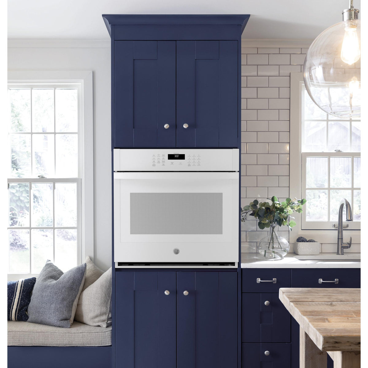  GE 27-inch, 4.3 cu. ft. Built-in Single Wall Oven JKS3000DNWW IMAGE 9