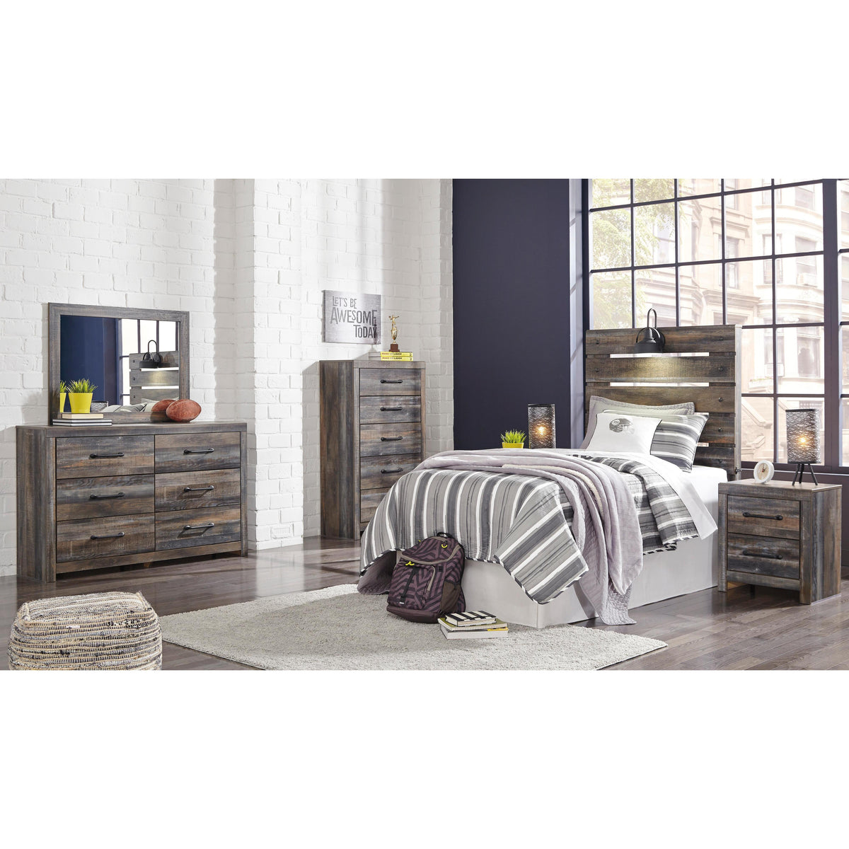  Signature Design by Ashley Drystan 2-Drawer Nightstand B211-92 IMAGE 7