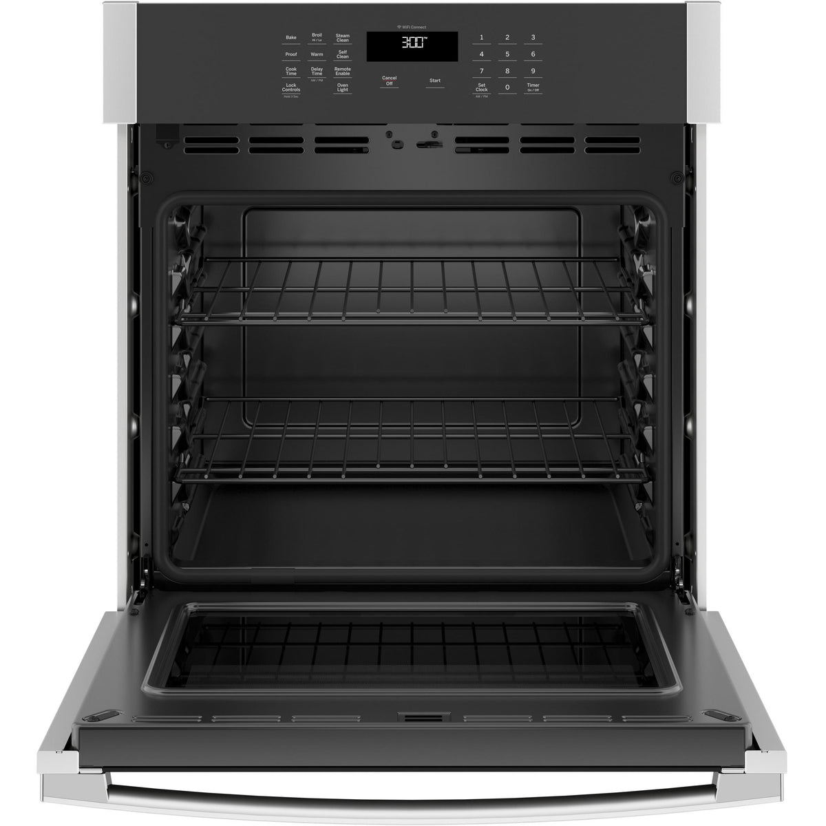  GE 27-inch, 4.3 cu. ft. Built-in Single Wall Oven JKS3000SNSS IMAGE 3