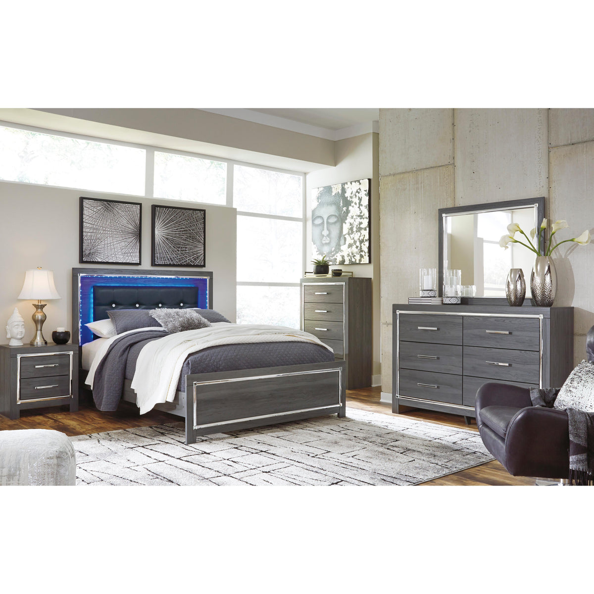  Signature Design by Ashley Lodanna Dresser Mirror B214-36 IMAGE 4
