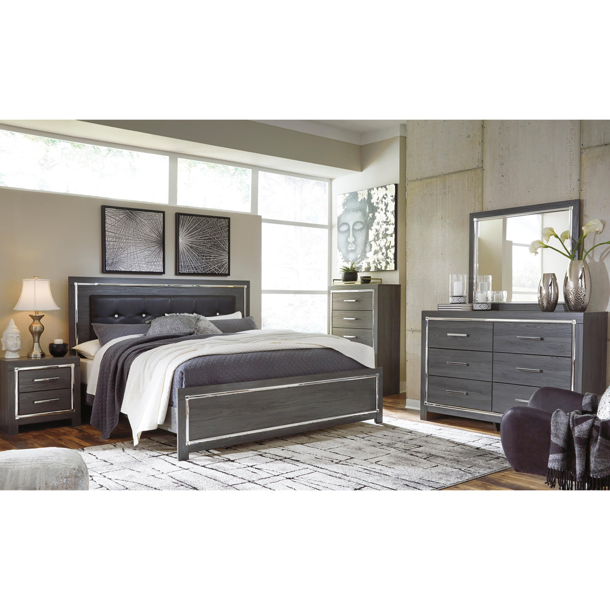  Signature Design by Ashley Lodanna Dresser Mirror B214-36 IMAGE 7