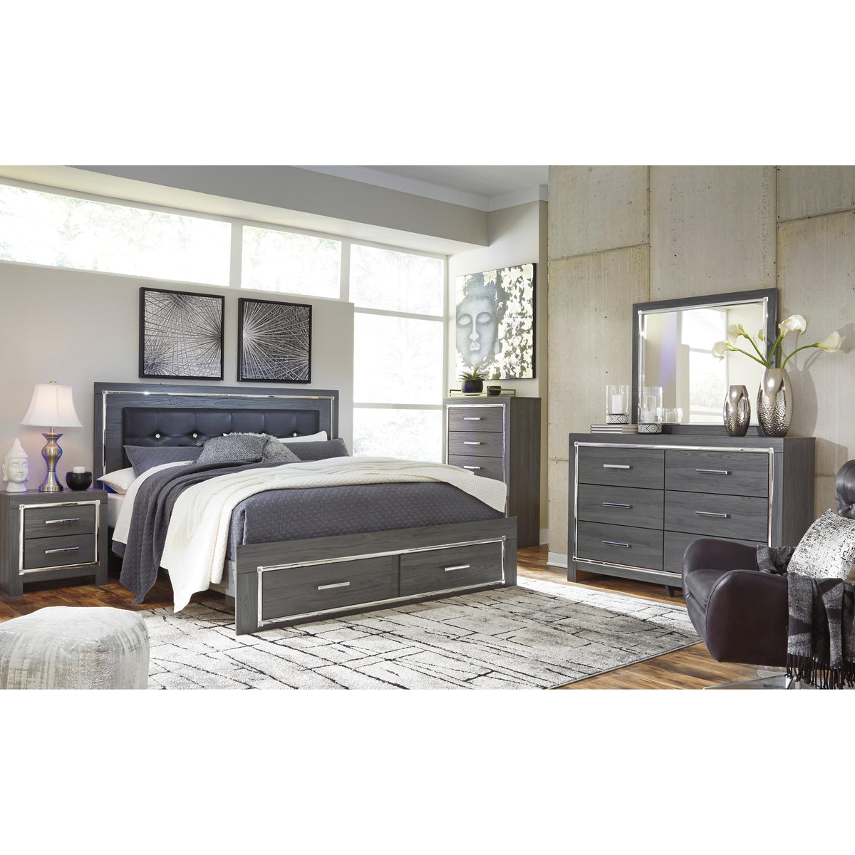  Signature Design by Ashley Lodanna Dresser Mirror B214-36 IMAGE 8