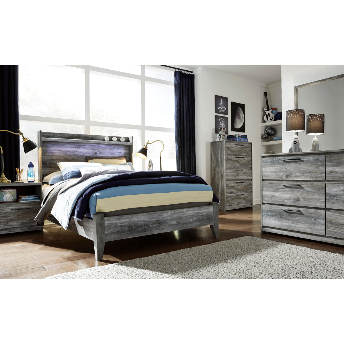  Signature Design by Ashley Baystorm B221B21 Full Panel Bed IMAGE 6