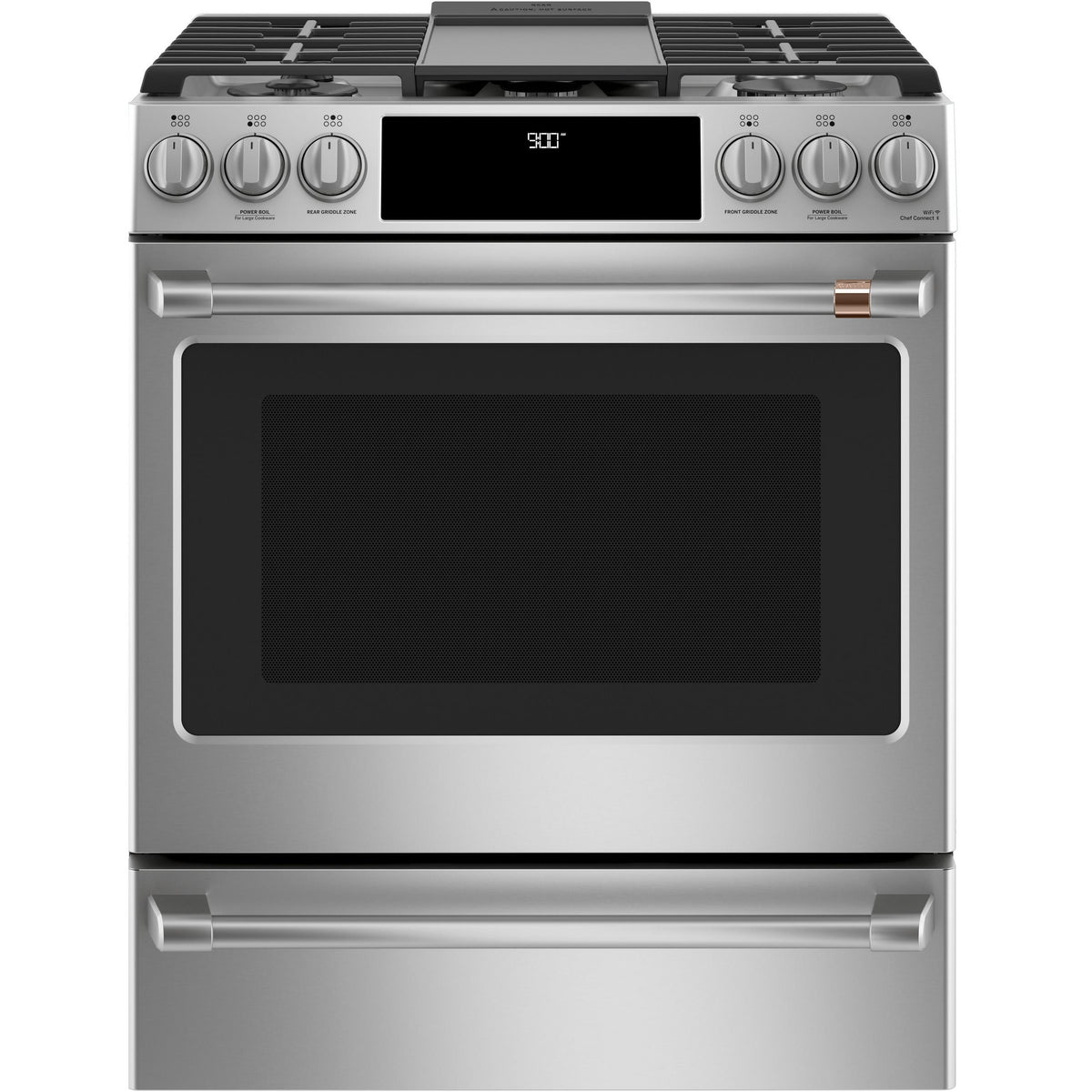  Café 30-inch Slide-in Dual-Fuel Range with Convection Technology CC2S900P2MS1 IMAGE 2