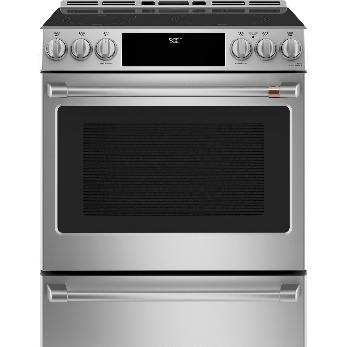  Café 30-inch Slide-in Induction Range with Warming Drawer CCHS900P2MS1 IMAGE 1