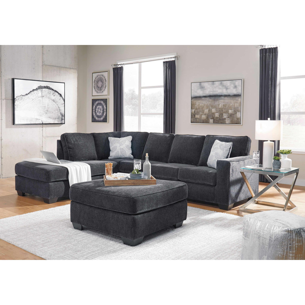  Signature Design by Ashley Altari Fabric Full Sleeper Sectional 8721316/8721383 IMAGE 6