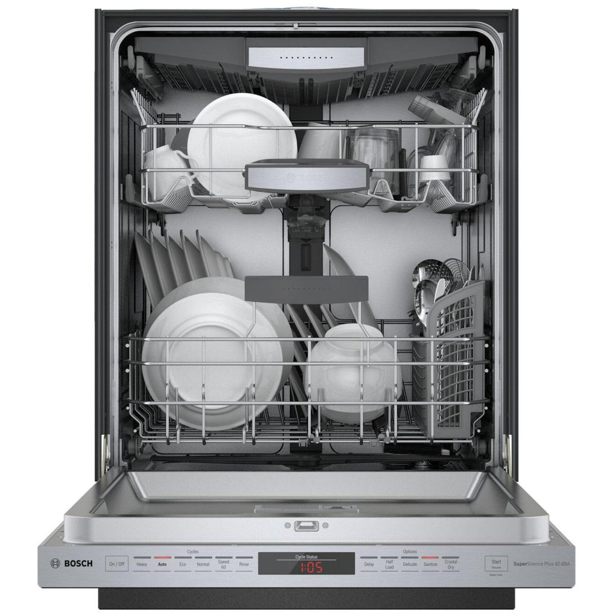  Bosch 24-inch Built-in Dishwasher with CrystalDry™ Technology SHPM78Z55N IMAGE 10