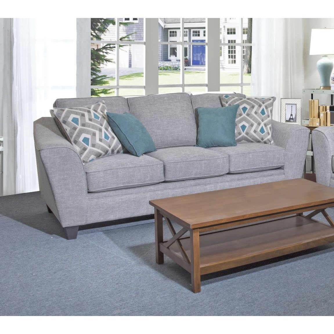  Minhas Furniture Stationary Fabric Sofa AB1010PQ-01 IMAGE 1