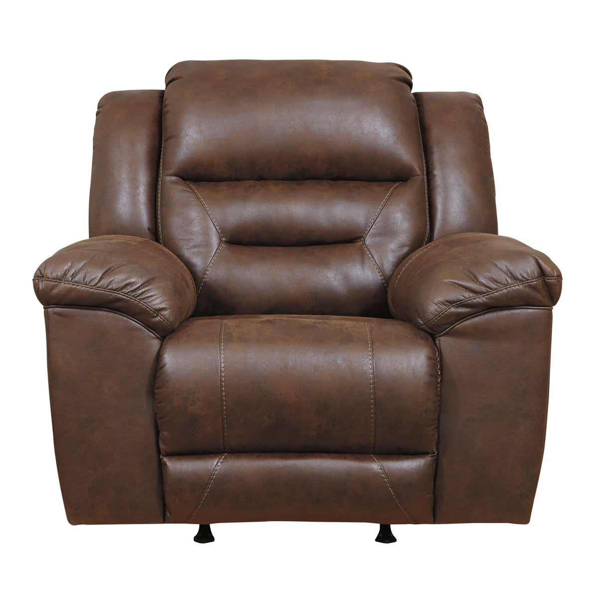  Signature Design by Ashley Stoneland Power Rocker Leather Look Recliner 3990498 IMAGE 1