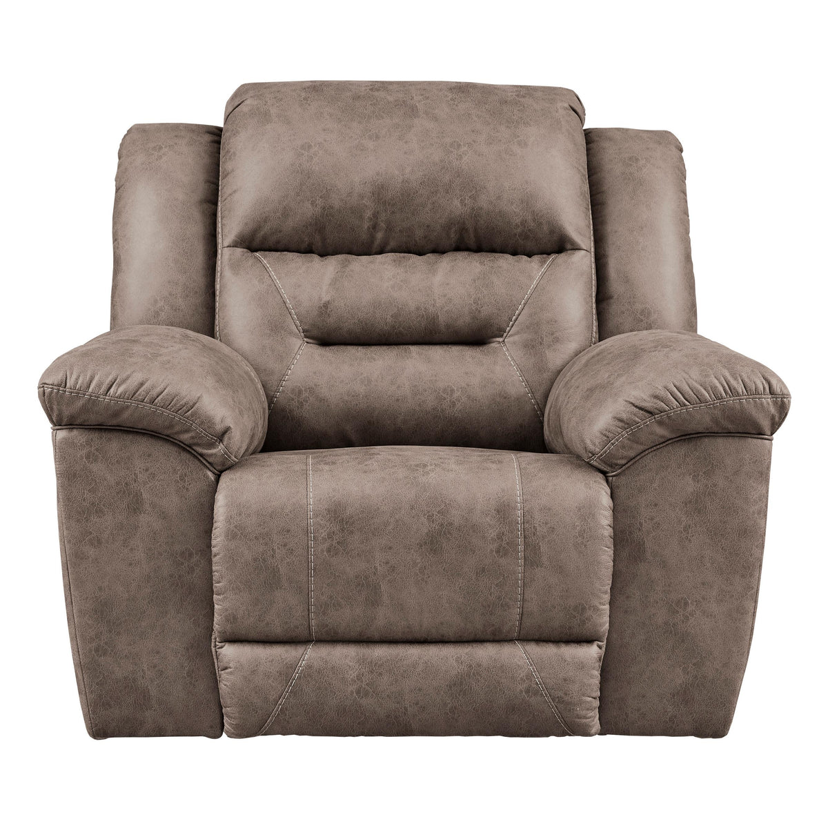  Signature Design by Ashley Stoneland Rocker Leather Look Recliner 3990525 IMAGE 1