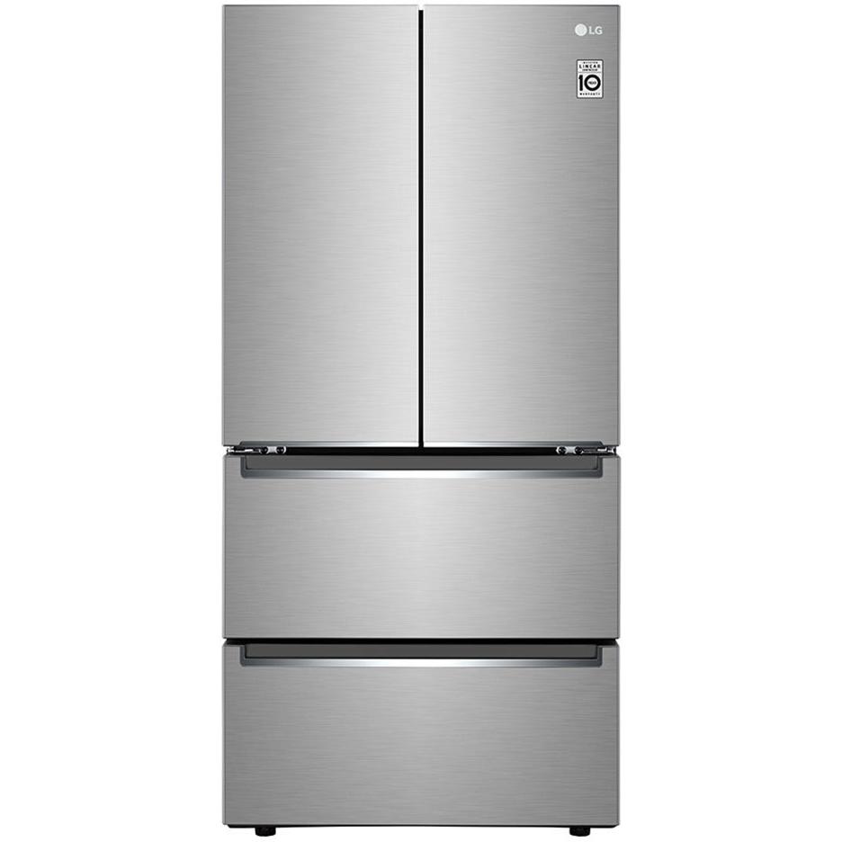  LG 33-inch, 19 cu.ft. Counter-Depth French 4-Door Refrigerator LRMNC1803S IMAGE 1