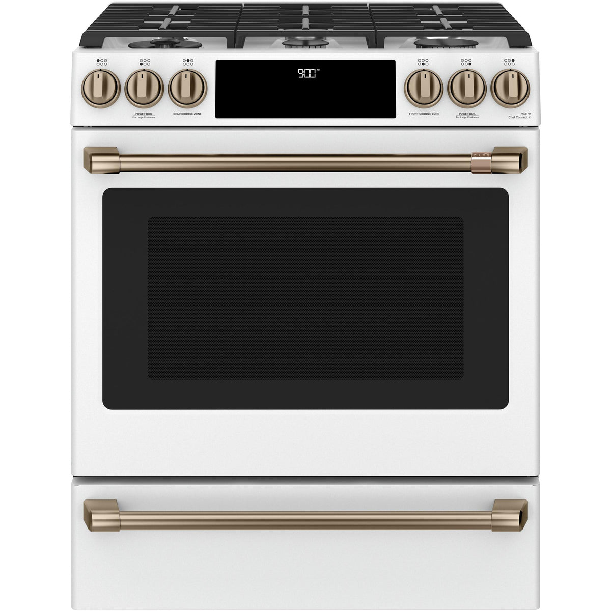  Café 30-inch Slide-in Dual Fuel Range with Warming Drawer CC2S900P4MW2 IMAGE 1