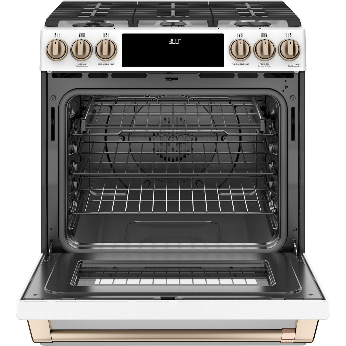 Café 30-inch Slide-in Dual Fuel Range with Warming Drawer CC2S900P4MW2 IMAGE 2