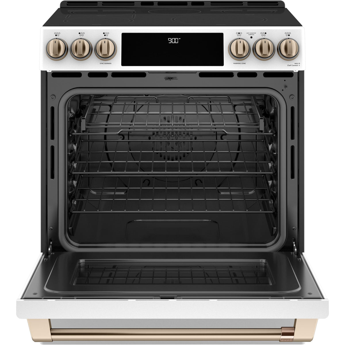  Café 30-inch Slide-in Induction Range with Warming Drawer CCHS900P4MW2 IMAGE 3