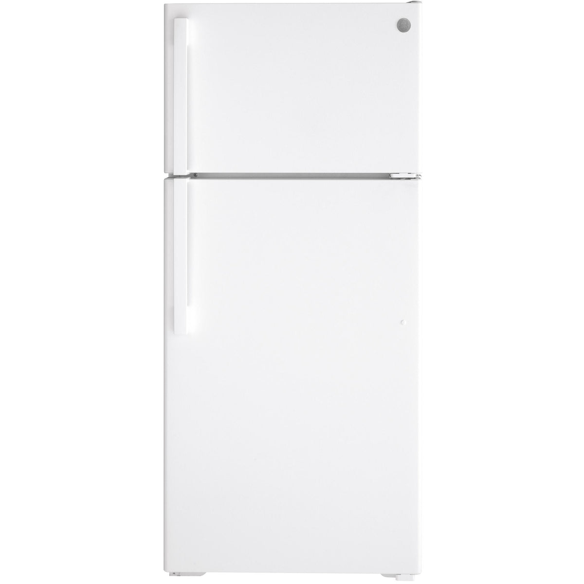  GE 16.6 cu. ft. Top-Freezer Refrigerator GTE17DTNRWW IMAGE 1