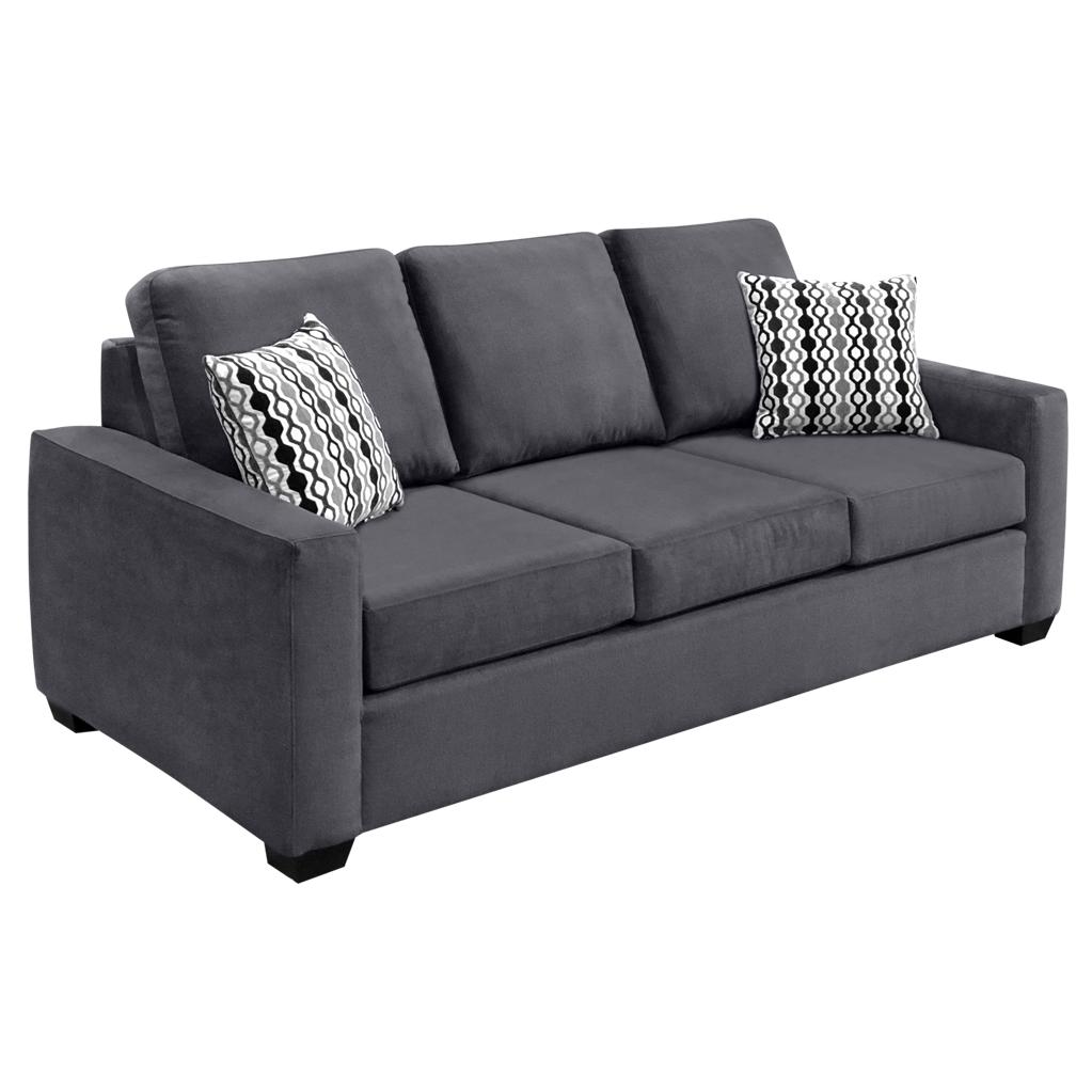  Elite Sofa Designs Nordel Stationary Fabric Sofa Nordel Sofa - Pebble Charcoal IMAGE 2
