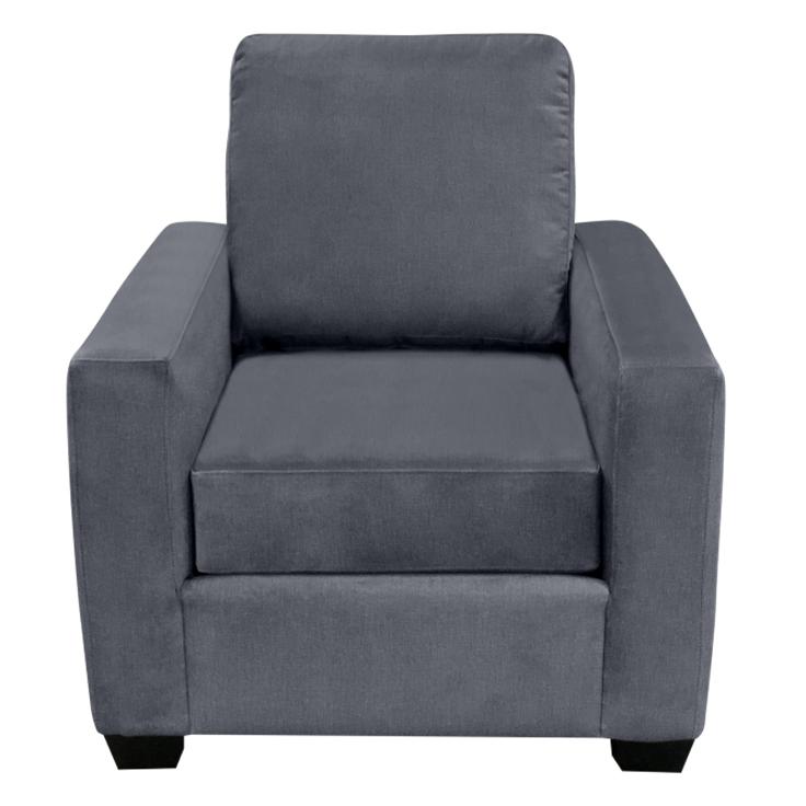  Elite Sofa Designs Nordel Stationary Fabric Chair Nordel Chair - Pebble Charcoal IMAGE 1