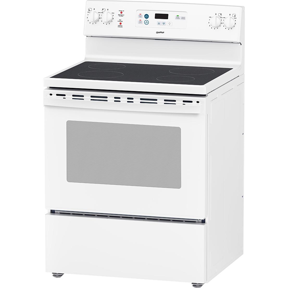  Moffat 30-inch Freestanding Electric Range MCBS585DNWW IMAGE 6