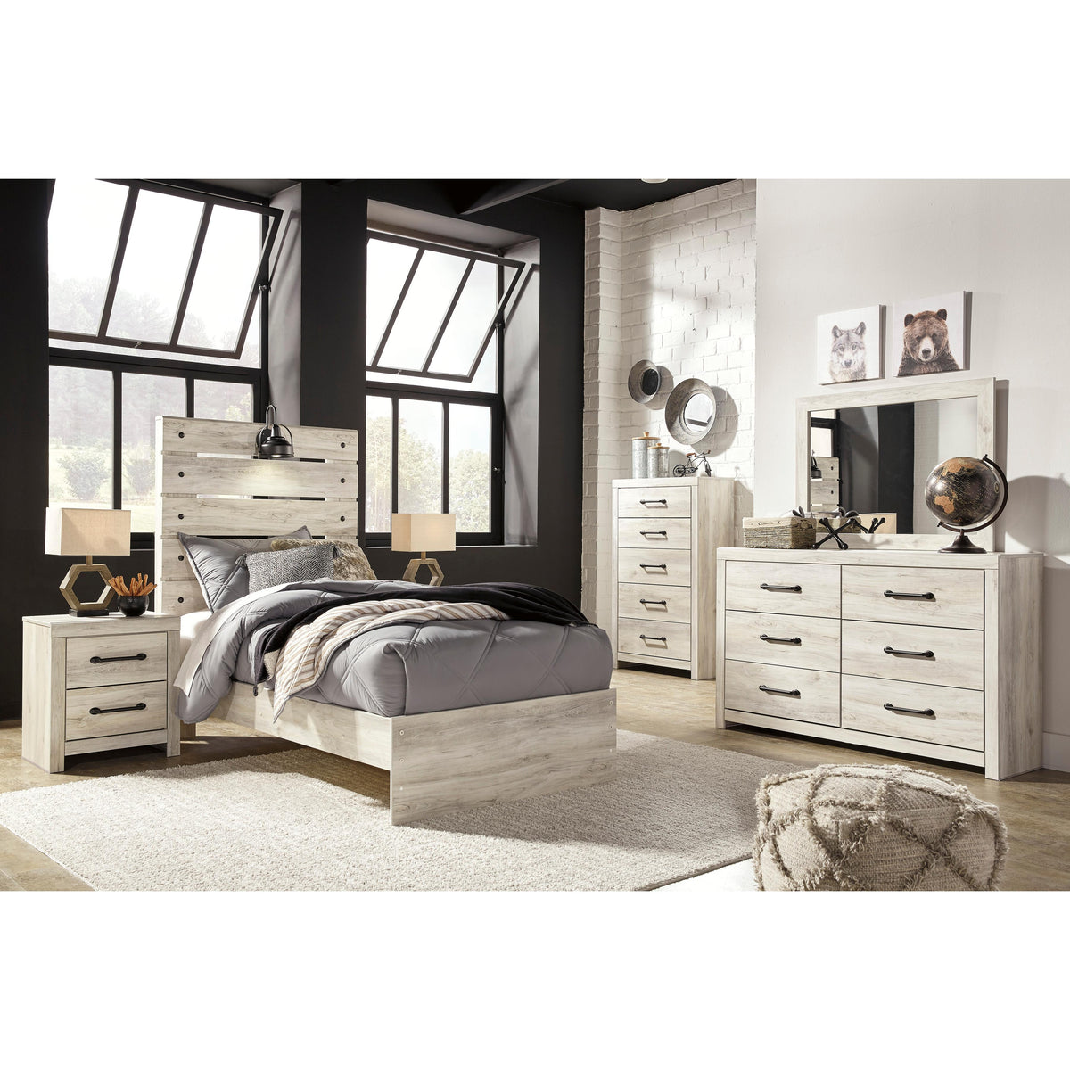  Signature Design by Ashley Cambeck B192B2 Twin Panel Bed IMAGE 7