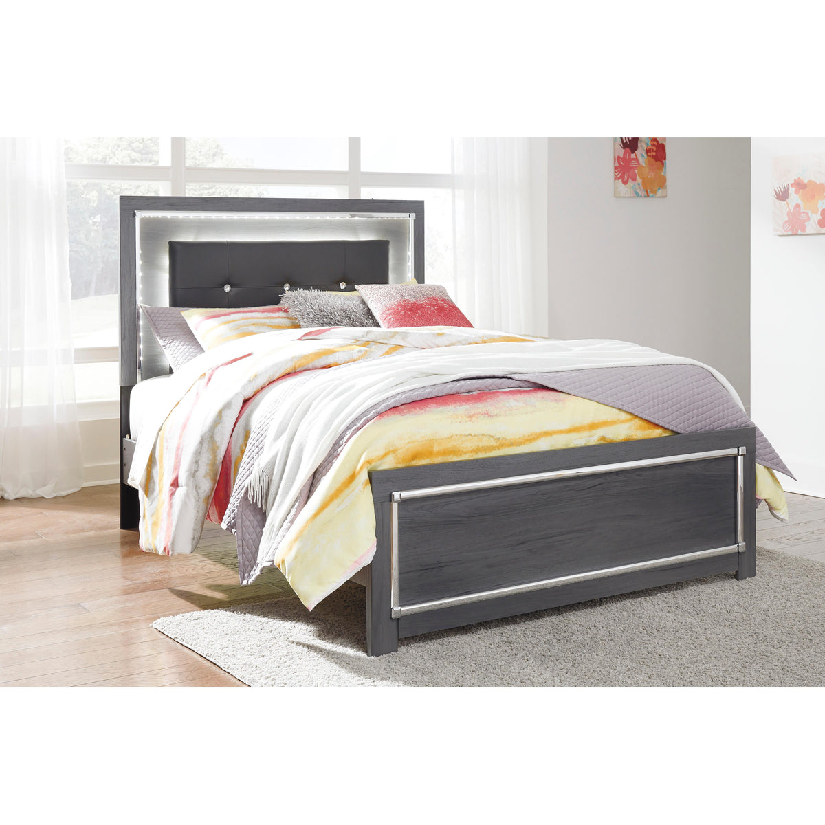  Signature Design by Ashley Lodanna B214B4 Full Panel Bed IMAGE 2