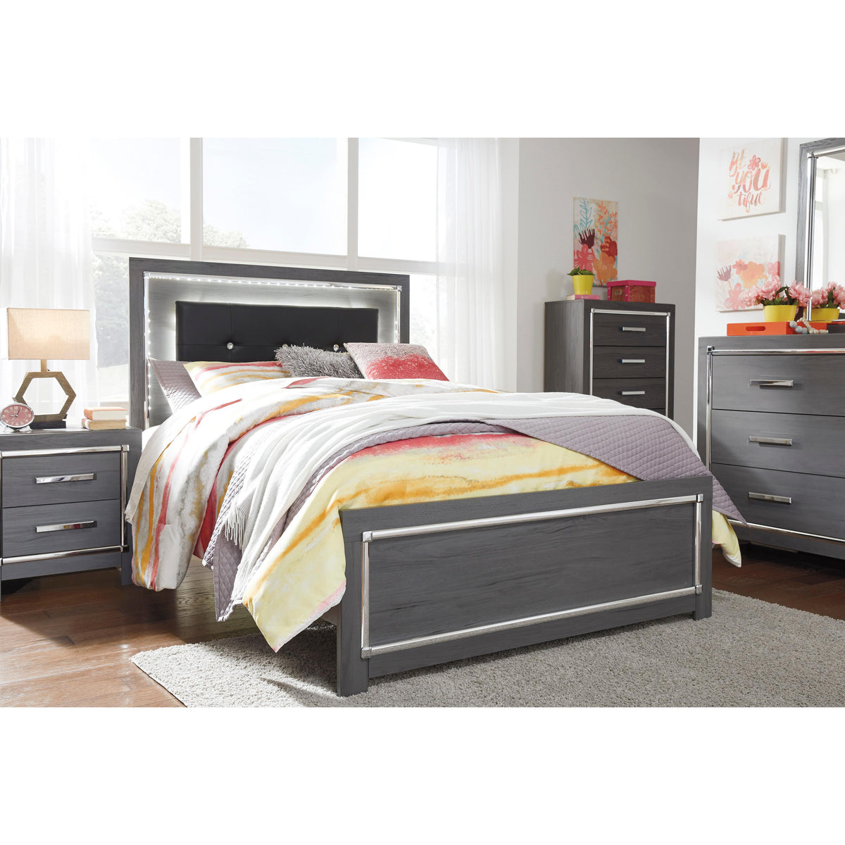  Signature Design by Ashley Lodanna B214B4 Full Panel Bed IMAGE 3