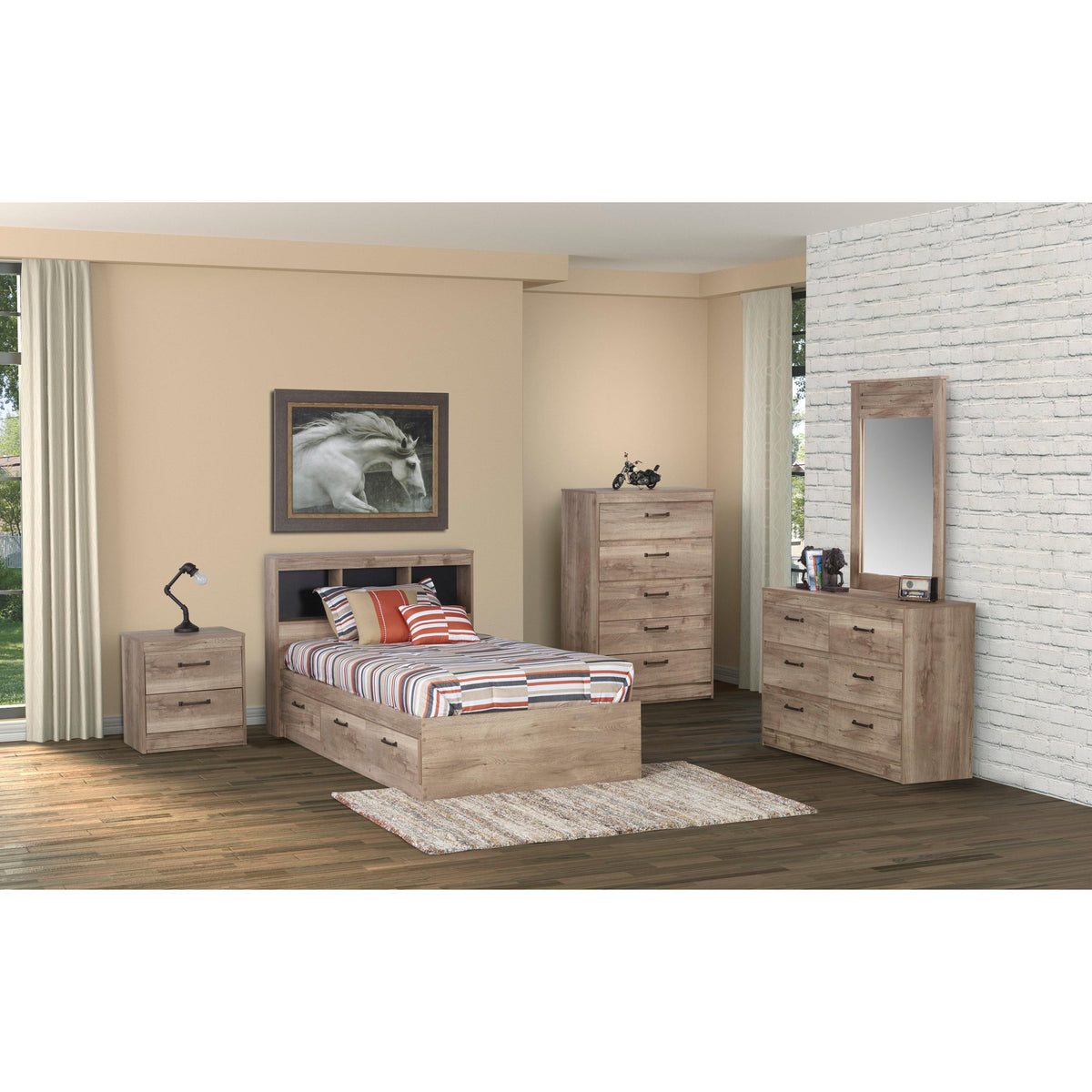  Dynamic Furniture Kids Dresser Mirrors Mirror 448-081 IMAGE 2