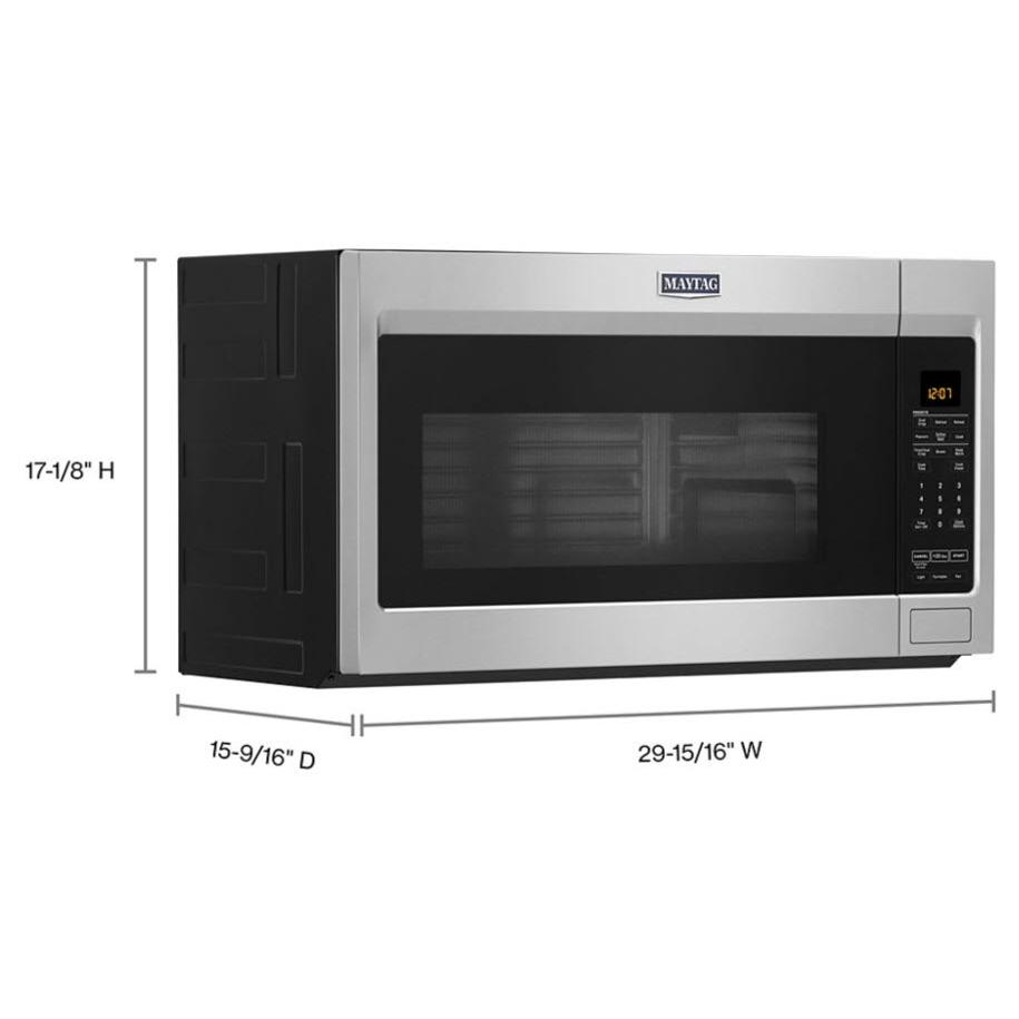  Maytag 30-inch, 1.9 cu.ft. Over-the-Range Microwave Oven with Stainless Steel Interior YMMV4207JZ IMAGE 8