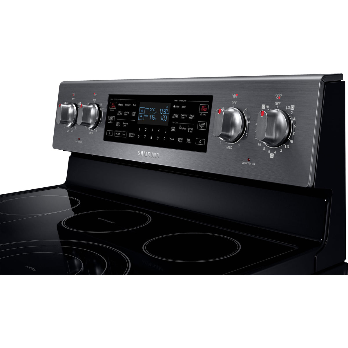  Samsung 30-inch Freestanding Electric Range with Flex Duo™ Oven NE59T7851WG/AA IMAGE 2