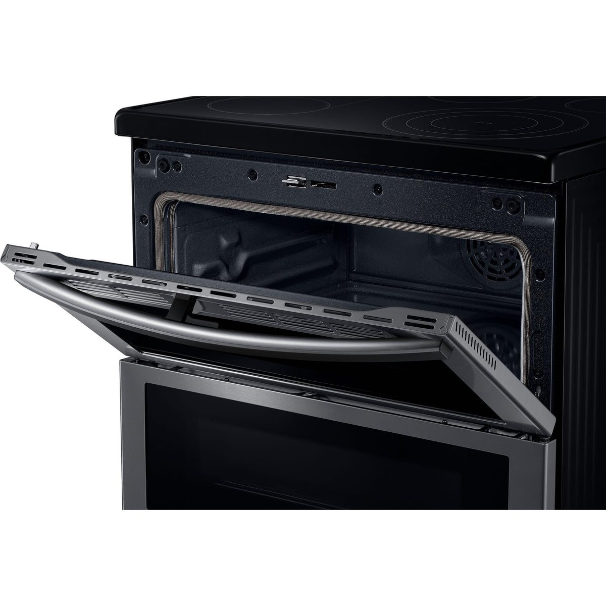 Samsung 30-inch Freestanding Electric Range with Flex Duo™ Oven NE59T7851WG/AA IMAGE 4