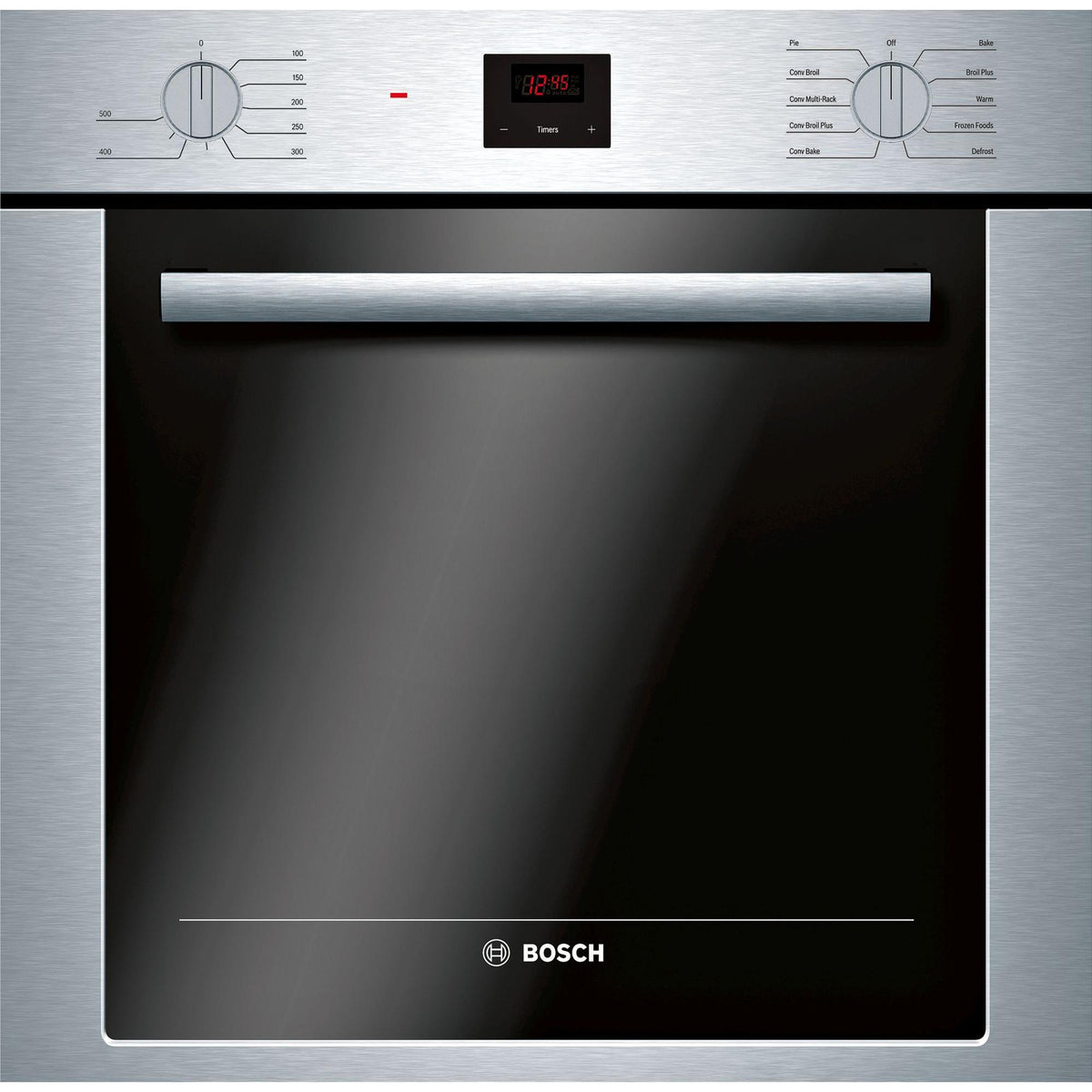  Bosch 24-inch, 2.8 cu.ft. Built-in Single Wall Oven with Genuine European Convection HBE5453UC IMAGE 1