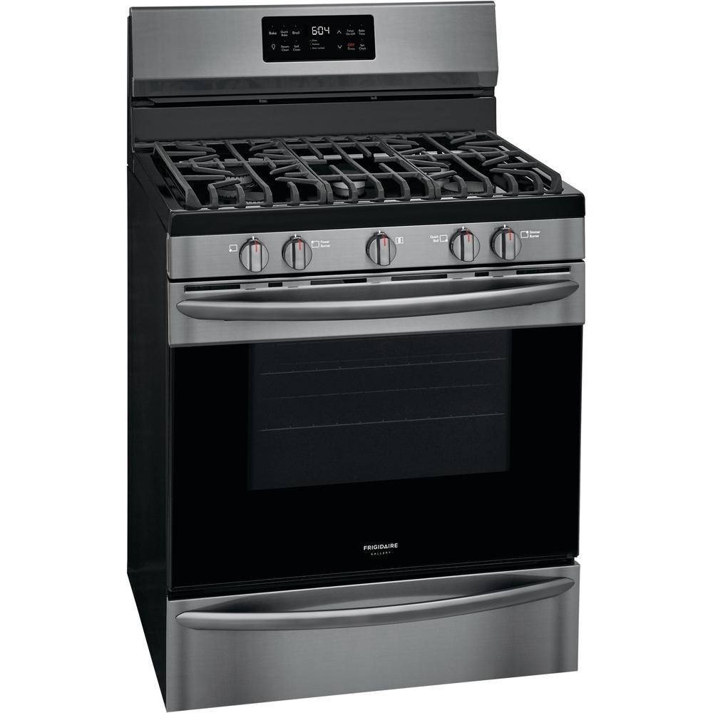  Frigidaire Gallery 30-inch Freestanding Gas Range with 5 Sealed Burners GCRG3038AD IMAGE 2