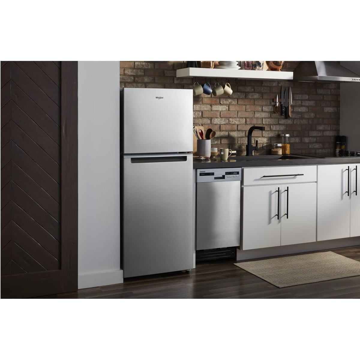 Whirlpool 24-inch, 11.6 cu.ft. Counter-Depth Top Freezer Refrigerator with Automatic Defrost WRT112CZJZ IMAGE 8