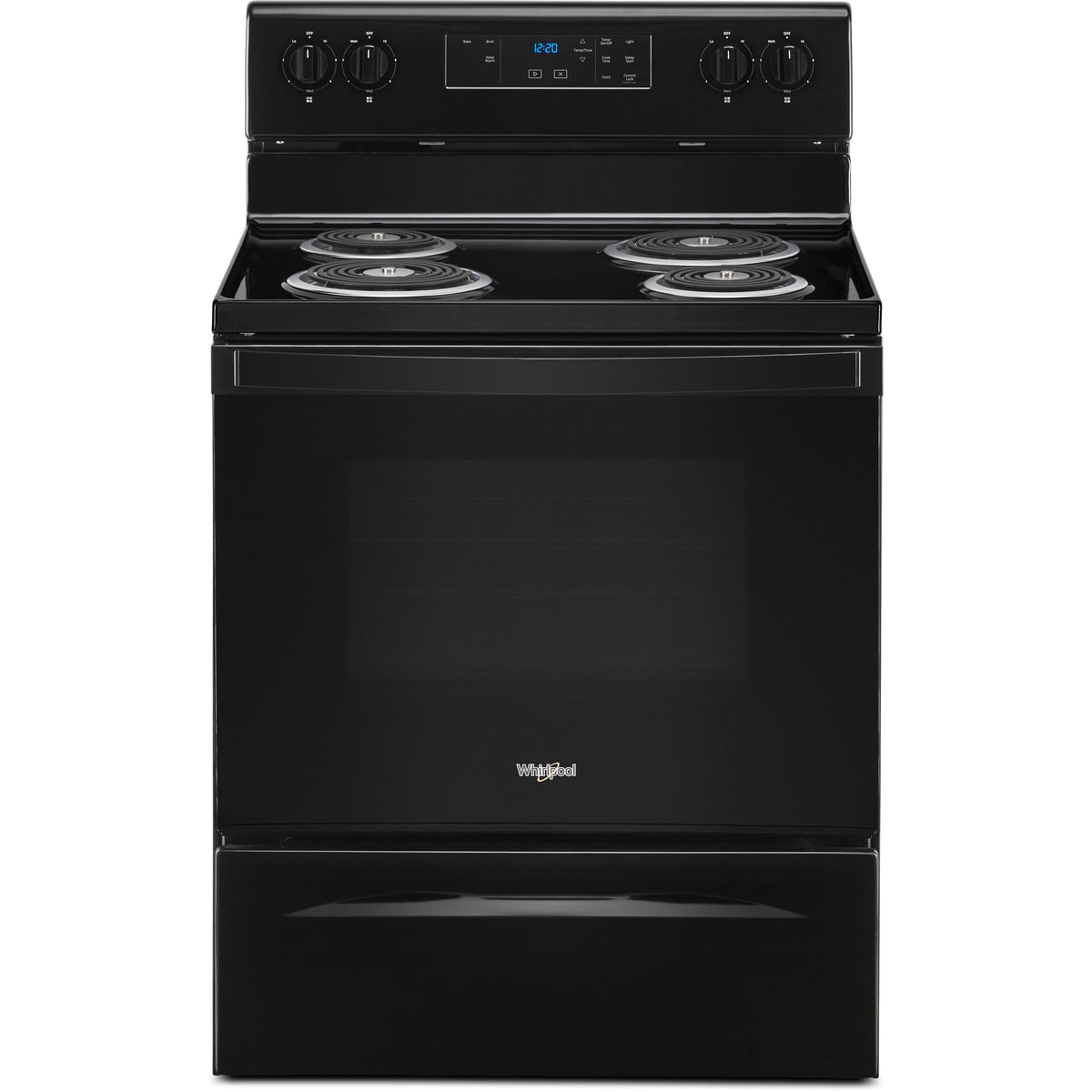  Whirlpool 30-inch Freestanding Electric Range with Keep Warm Setting YWFC150M0JB IMAGE 1