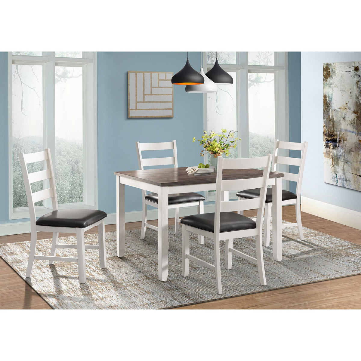  Elements International Martin Brown DMT7005DS 5 pc Dinette IMAGE 1