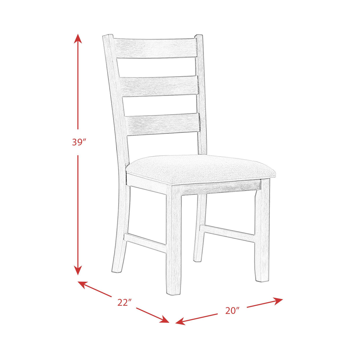  Elements International Martin Brown DMT7005DS 5 pc Dinette IMAGE 18