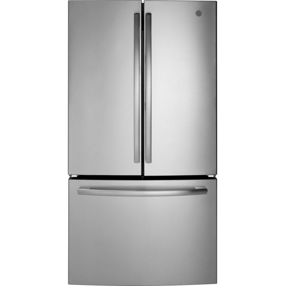  GE 36-inch, 27 cu.ft. Freestanding French 3-Door Refrigerator GNE27EYMFS IMAGE 1
