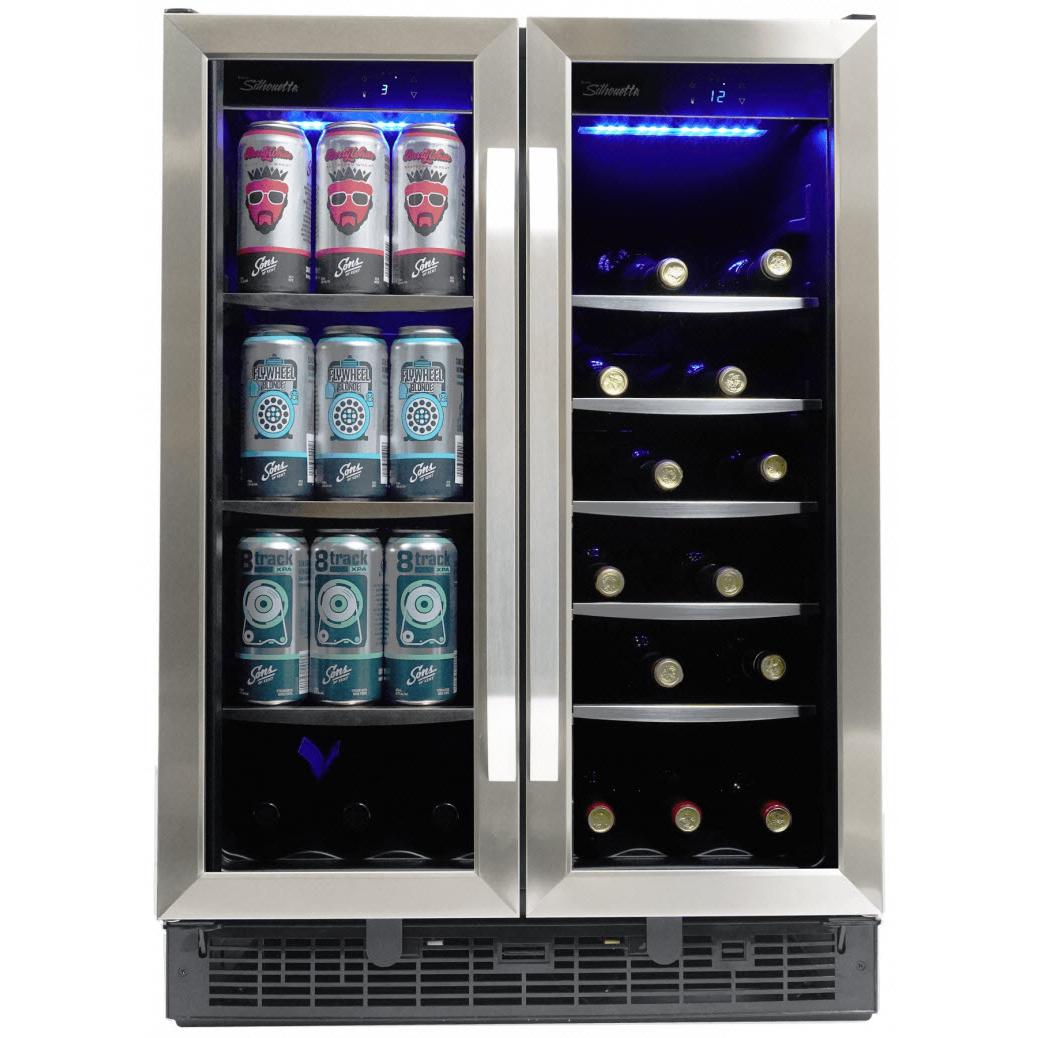  Silhouette Emmental Freestanding Combination Beverage Center SBC051D1BSS IMAGE 1