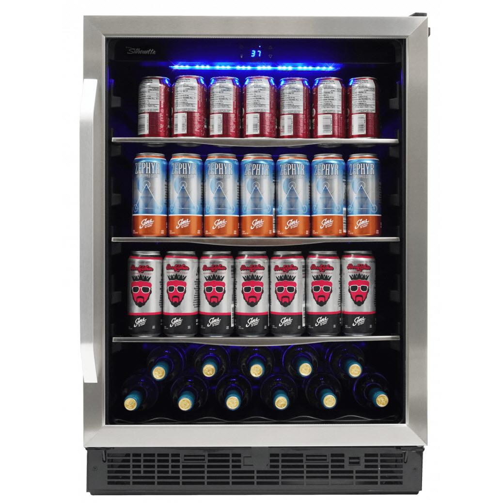  Silhouette Riccotta Freestanding Combination Beverage Center SBC057D1BSS IMAGE 1