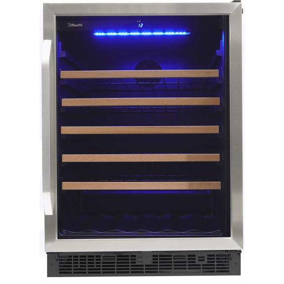  Silhouette 50-Bottle Stilton Series Wine Cellar with Digital Display SWC057D1BSS IMAGE 2