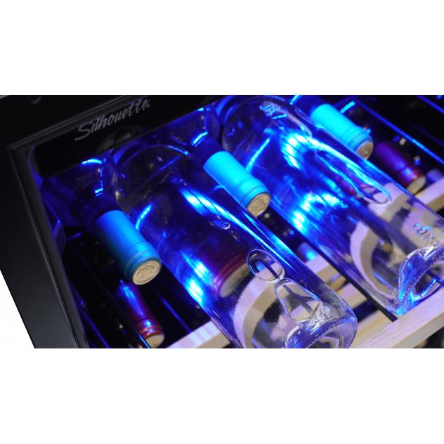  Silhouette 50-Bottle Stilton Series Wine Cellar with Digital Display SWC057D1BSS IMAGE 4