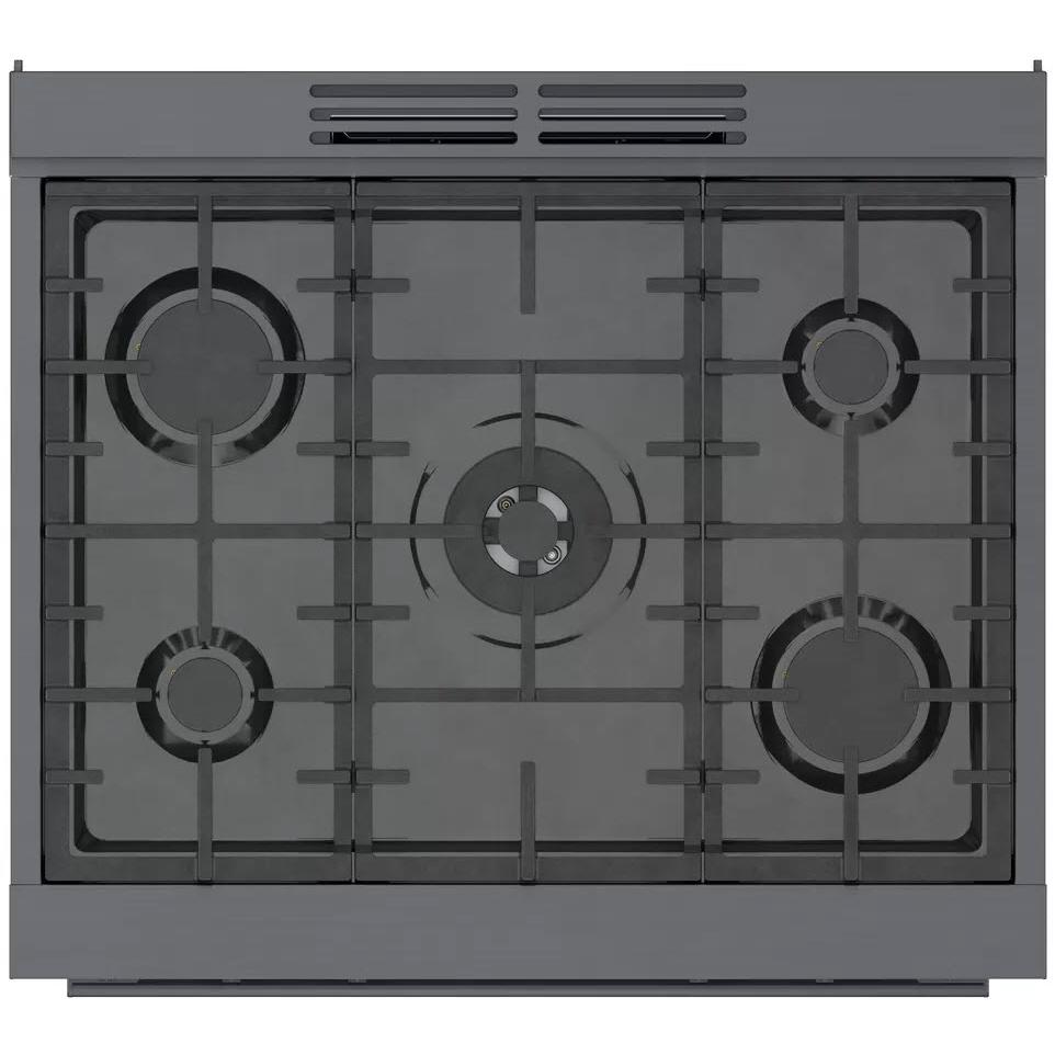  Bosch 30-inch Freestanding Gas Range with Convection Technology HGS8045UC IMAGE 2