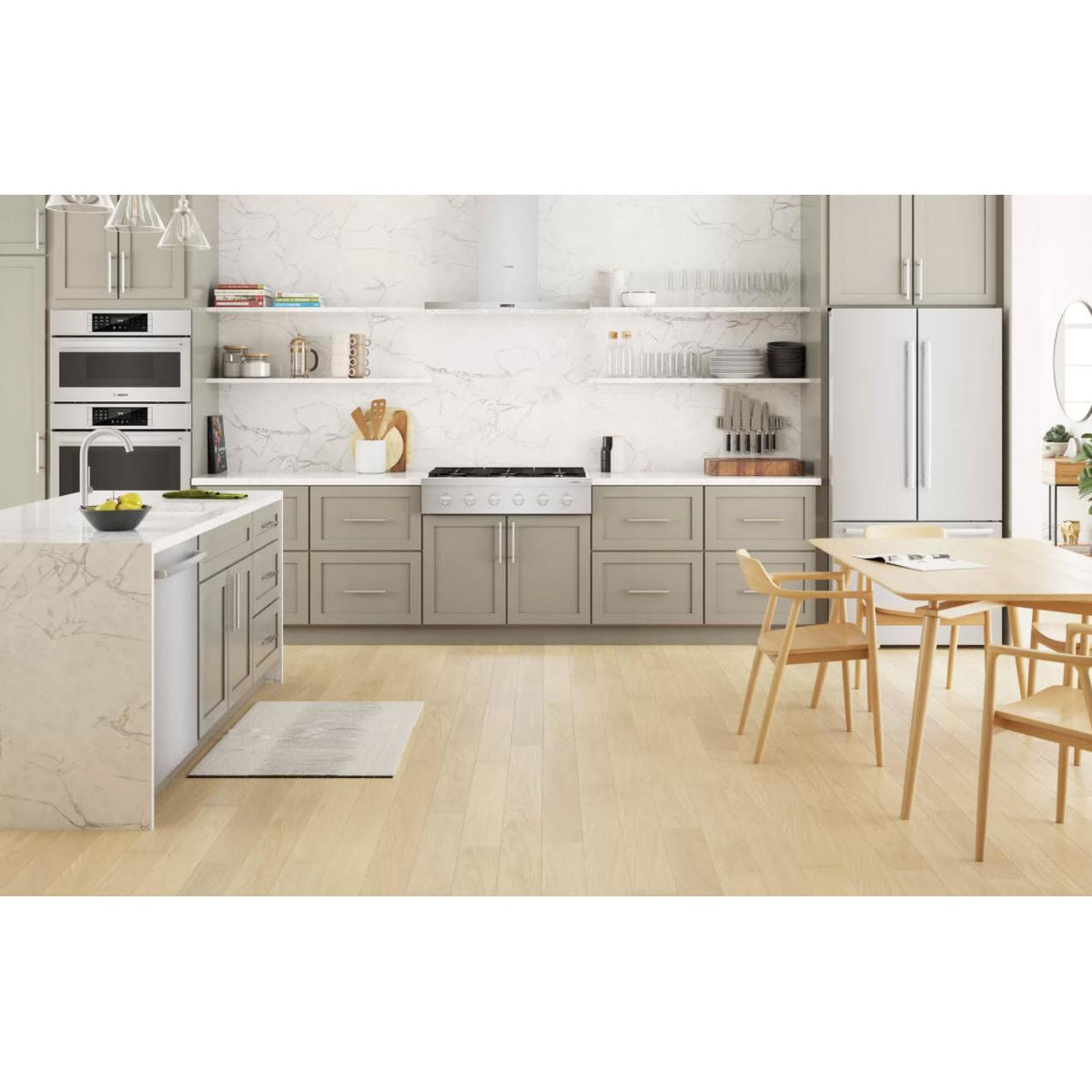  Bosch 36-inch Built-in Gas Rangetop with OptiSim® Burner RGM8658UC IMAGE 11