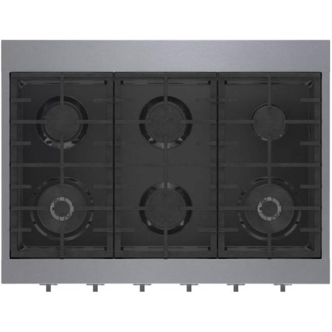 Bosch 36-inch Built-in Gas Rangetop with OptiSim® Burner RGM8658UC IMAGE 13