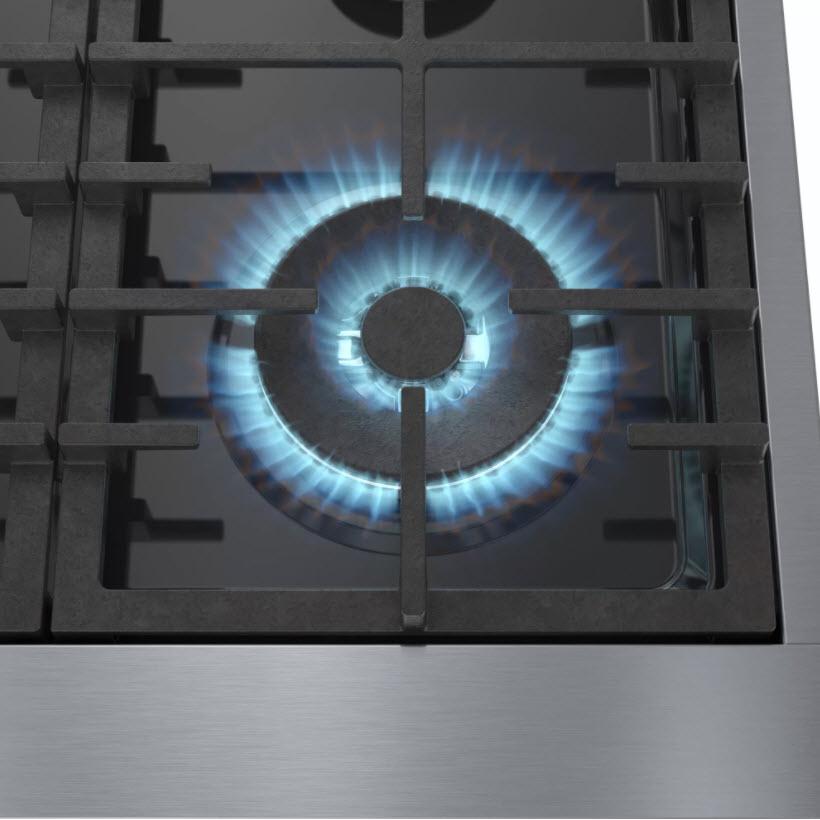  Bosch 36-inch Built-in Gas Rangetop with OptiSim® Burner RGM8658UC IMAGE 16