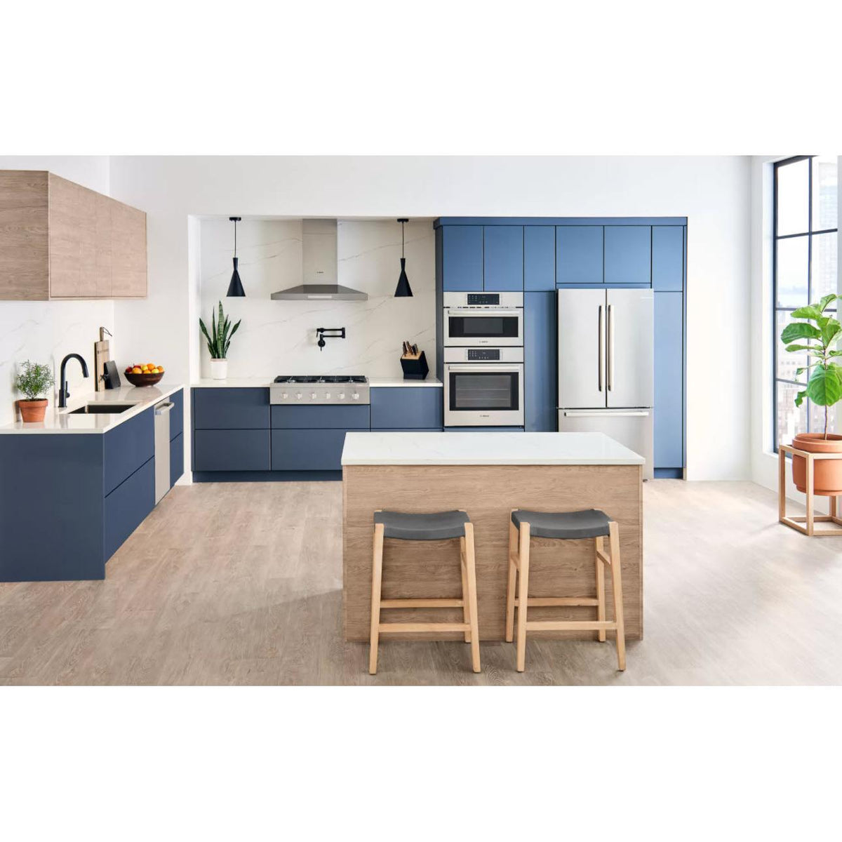  Bosch 36-inch Built-in Gas Rangetop with OptiSim® Burner RGM8658UC IMAGE 18