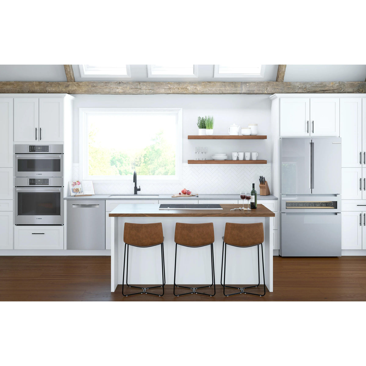  Bosch 36-inch, 20.5 cu.ft. Counter Depth French 4-Door Refrigerator with FlexBar™ B36CL81ENG IMAGE 14