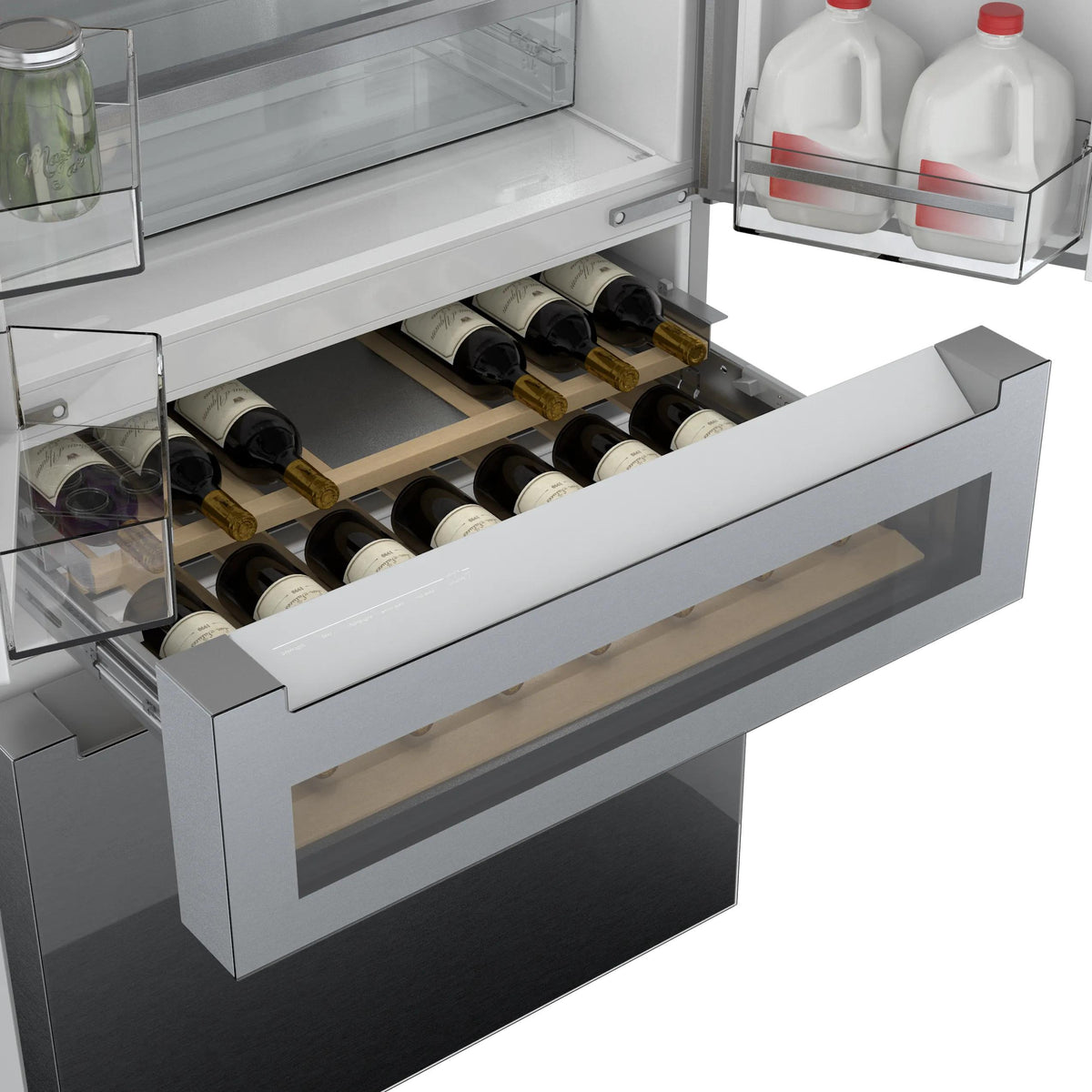  Bosch 36-inch, 20.5 cu.ft. Counter Depth French 4-Door Refrigerator with FlexBar™ B36CL81ENG IMAGE 7